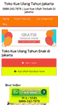 Mobile Screenshot of kueulangtahunjakarta.com